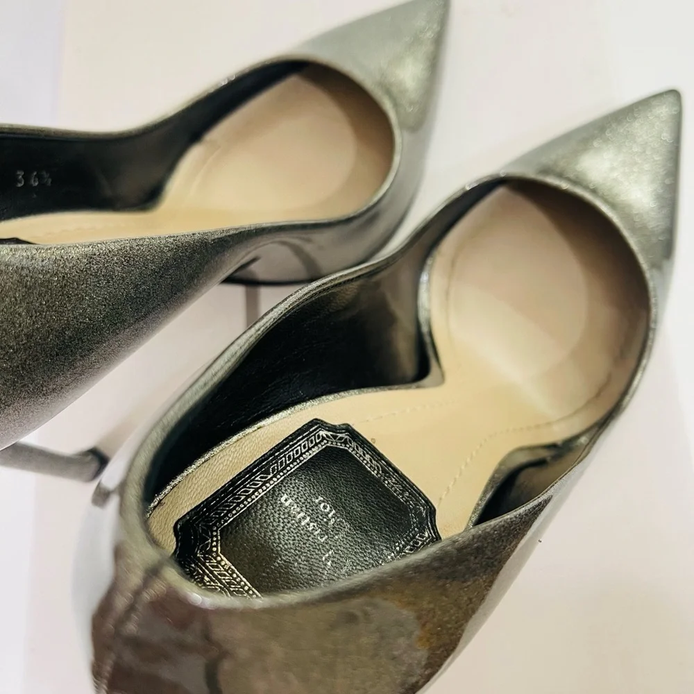 Dior Essence Women's Shimmering Silver Heels